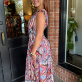 Kinsley Printed Midi Dress