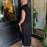Fiona Solid Midi Dress