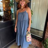 Rene Denim Tiered Dress
