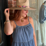 Rene Denim Tiered Dress