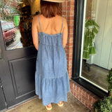 Rene Denim Tiered Dress