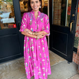 Darcy Floral Print Midi Dress