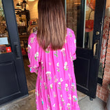 Darcy Floral Print Midi Dress