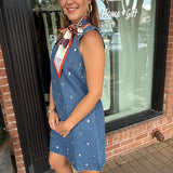 Lola Sparkle Denim Dress