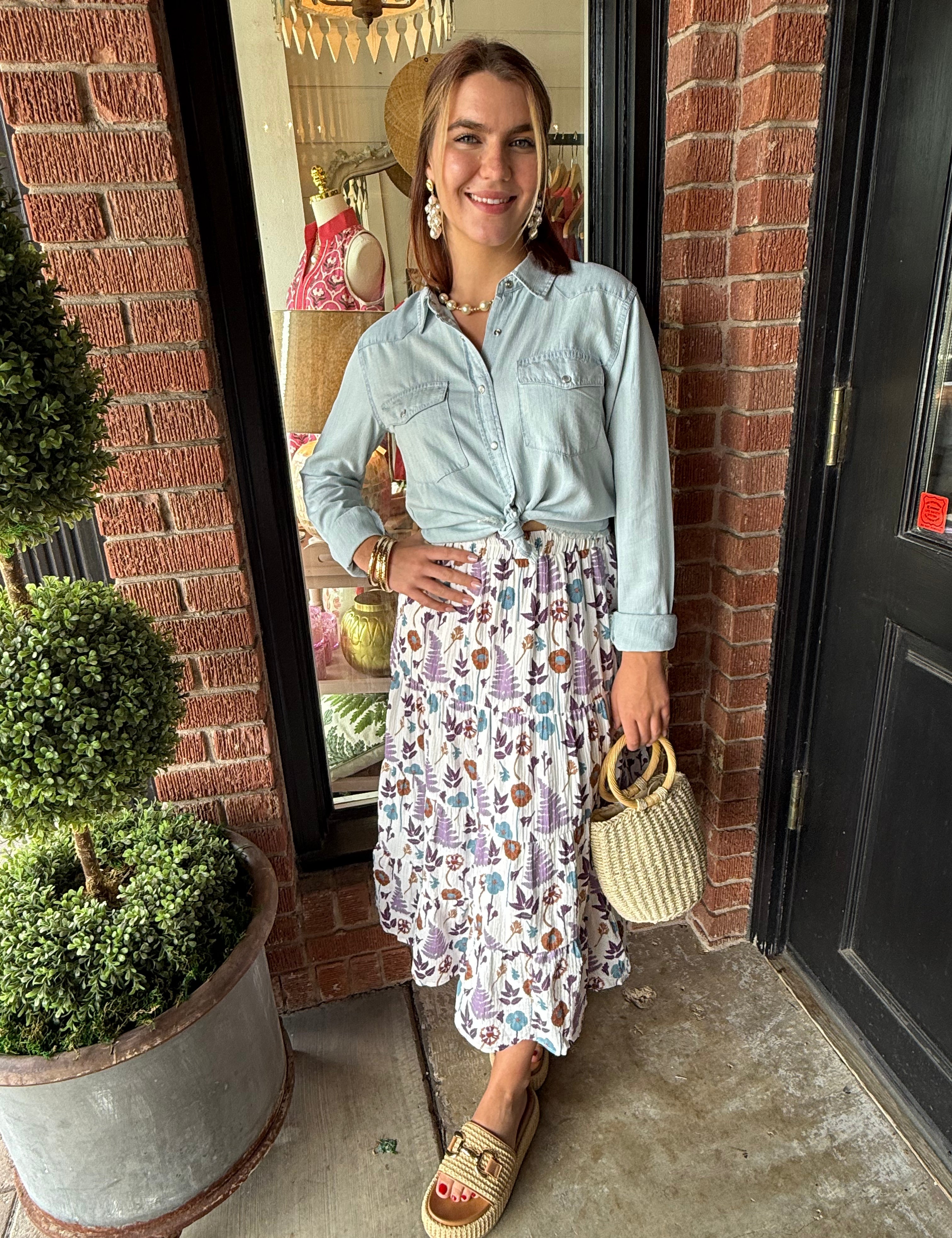 Carla Floral Skirt