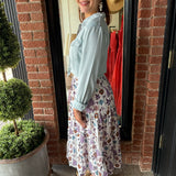 Miley Denim Pearl Snap