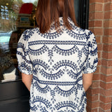 Terri Embroidered Cropped Top