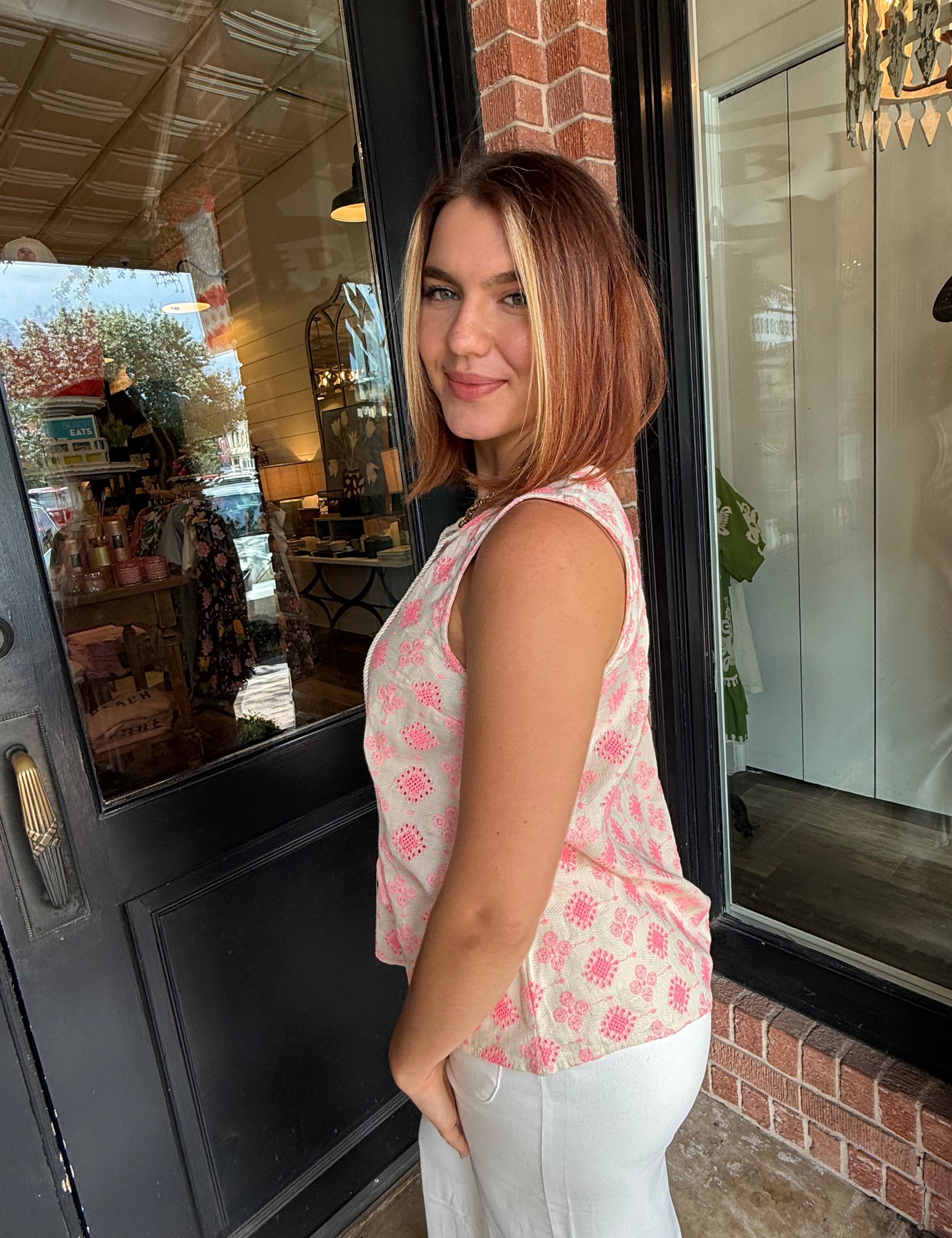 Kelly Embroidered Tank