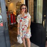 Tropical Babydoll Dress