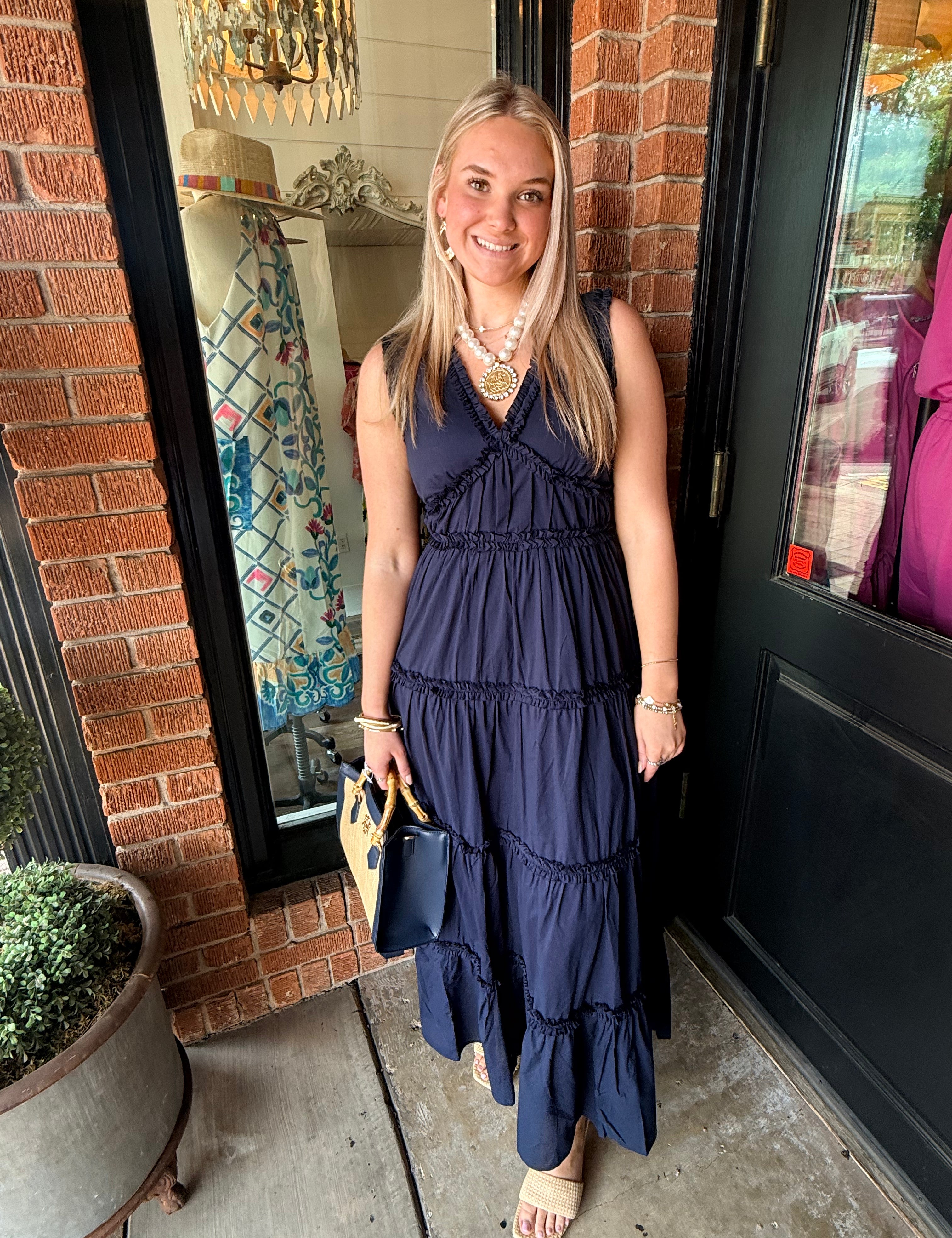 Annie Tiered Maxi Dress – Red Bird Mercantile