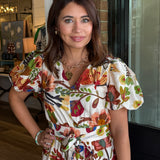 Karina Floral Print Maxi Dress