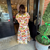 Karina Floral Print Maxi Dress