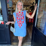Sarah Embroidered Dress