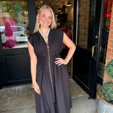 April Smocked Waist Midi Dress