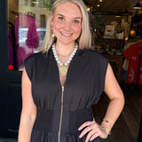 April Smocked Waist Midi Dress