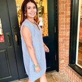 Diana Sleeveless Shift Dress