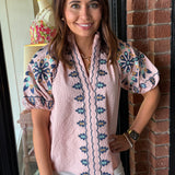 Janie Embroidered Top