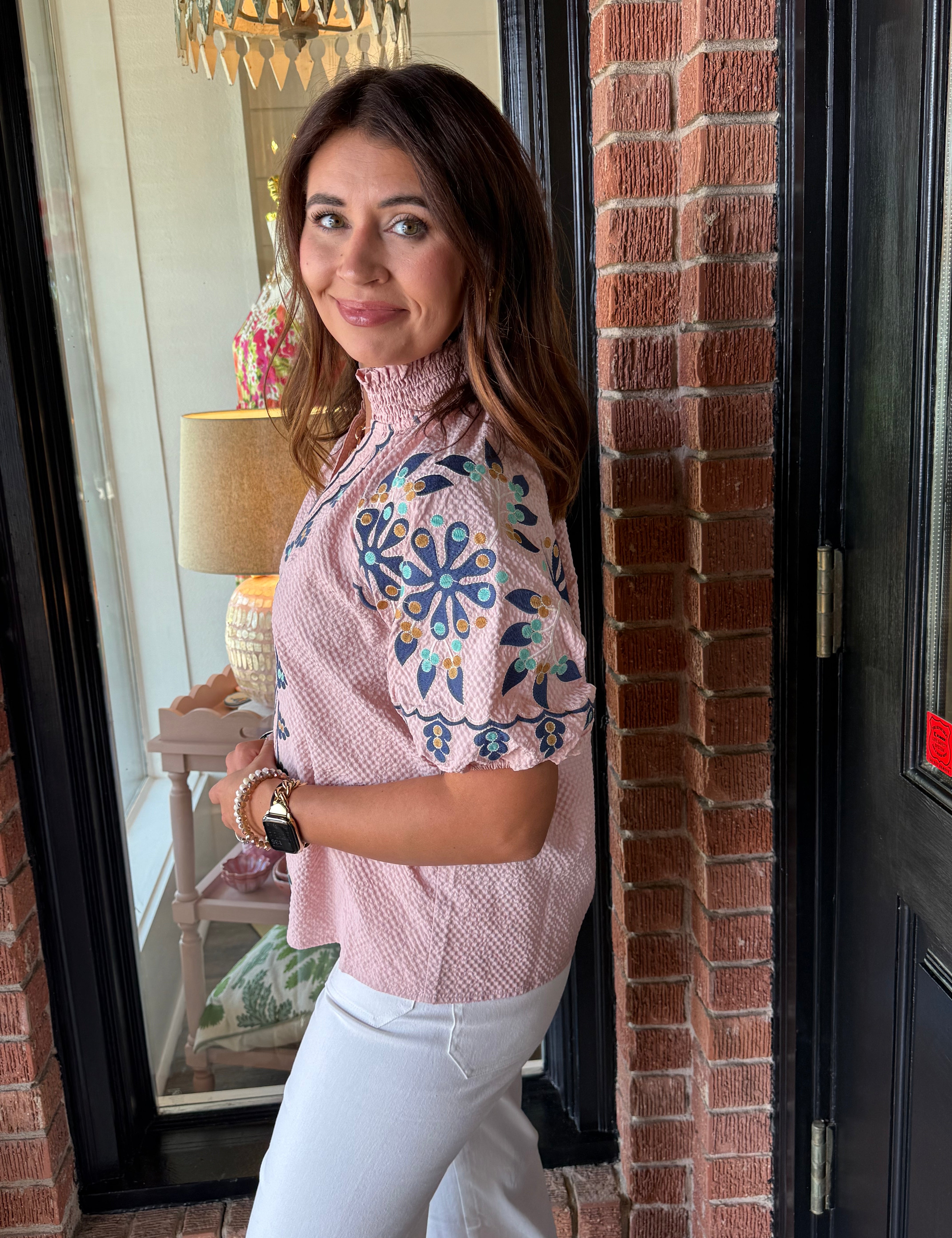 Janie Embroidered Top