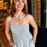 Evie Striped Maxi Dress