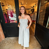 Evie Striped Maxi Dress