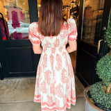 Sabrina Botanical Midi Dress