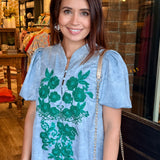 Bella Embroidered Dress