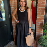 Sade Ribbed Top Combo Dress