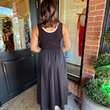 Sade Ribbed Top Combo Dress
