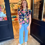 Penny Floral Top