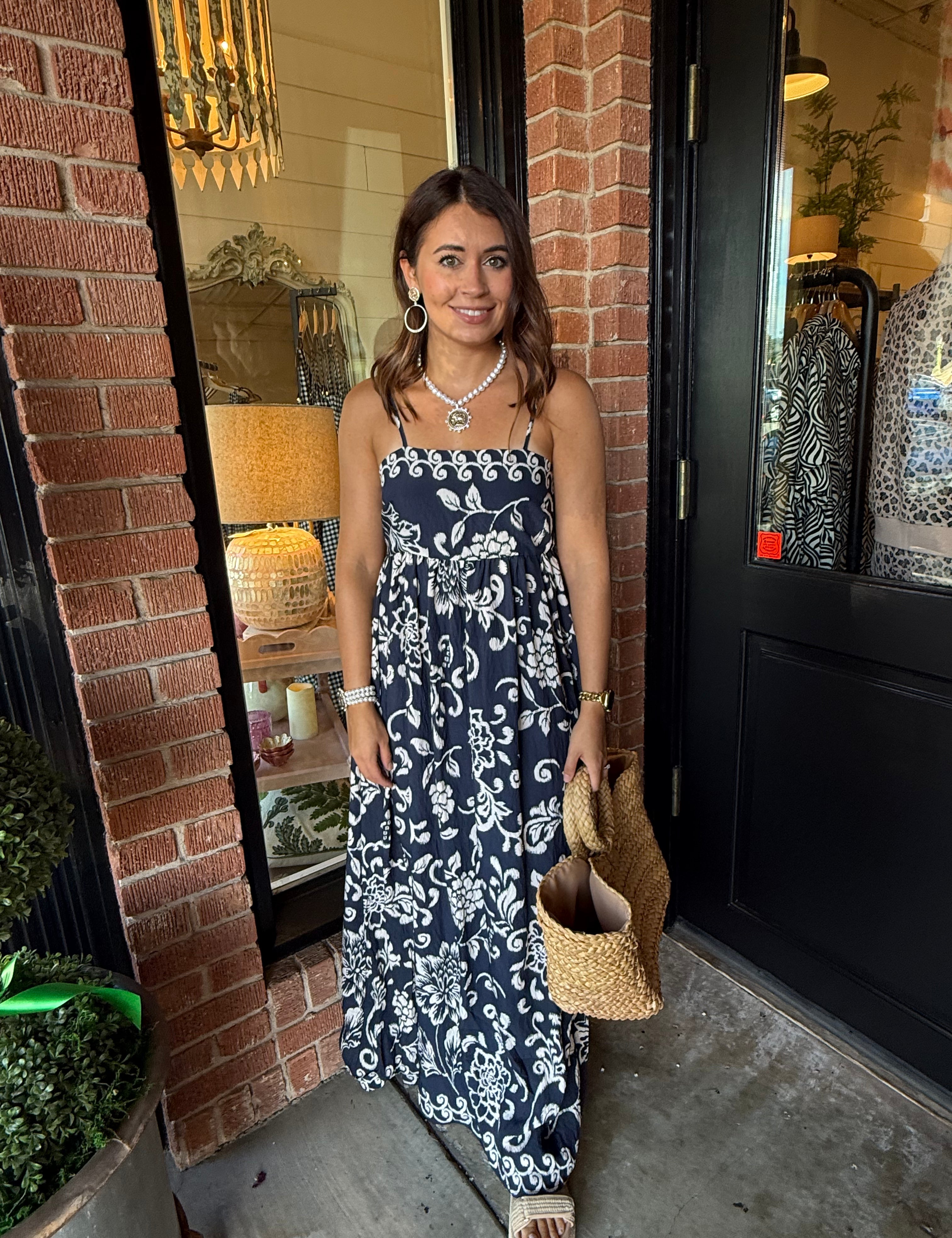 Jax Floral Midi Dress