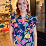 Penny Floral Top