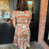 Jolie Tiered Midi Dress