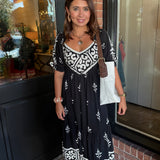 Ciara Boho Midi Dress