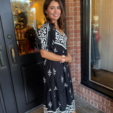 Ciara Boho Midi Dress