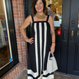 JoAnn Black & Cream Dress