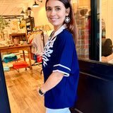 Nicky Color Contrast Top