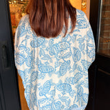 Robin Botanical Print Top
