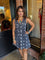 Georgia Gingham Floral Mini Dress