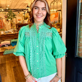 Eugenia Button Down Blouse
