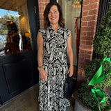 Isla Jungle Print Tiered Maxi Dress
