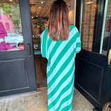 Belinda Diagonal Stripe Dress