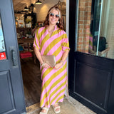 Belinda Diagonal Stripe Dress