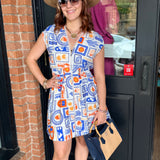 Harper Patterned Dress