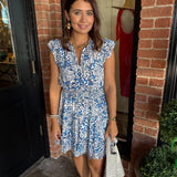 Aria Floral Tiered Mini Dress