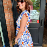 Harper Patterned Dress