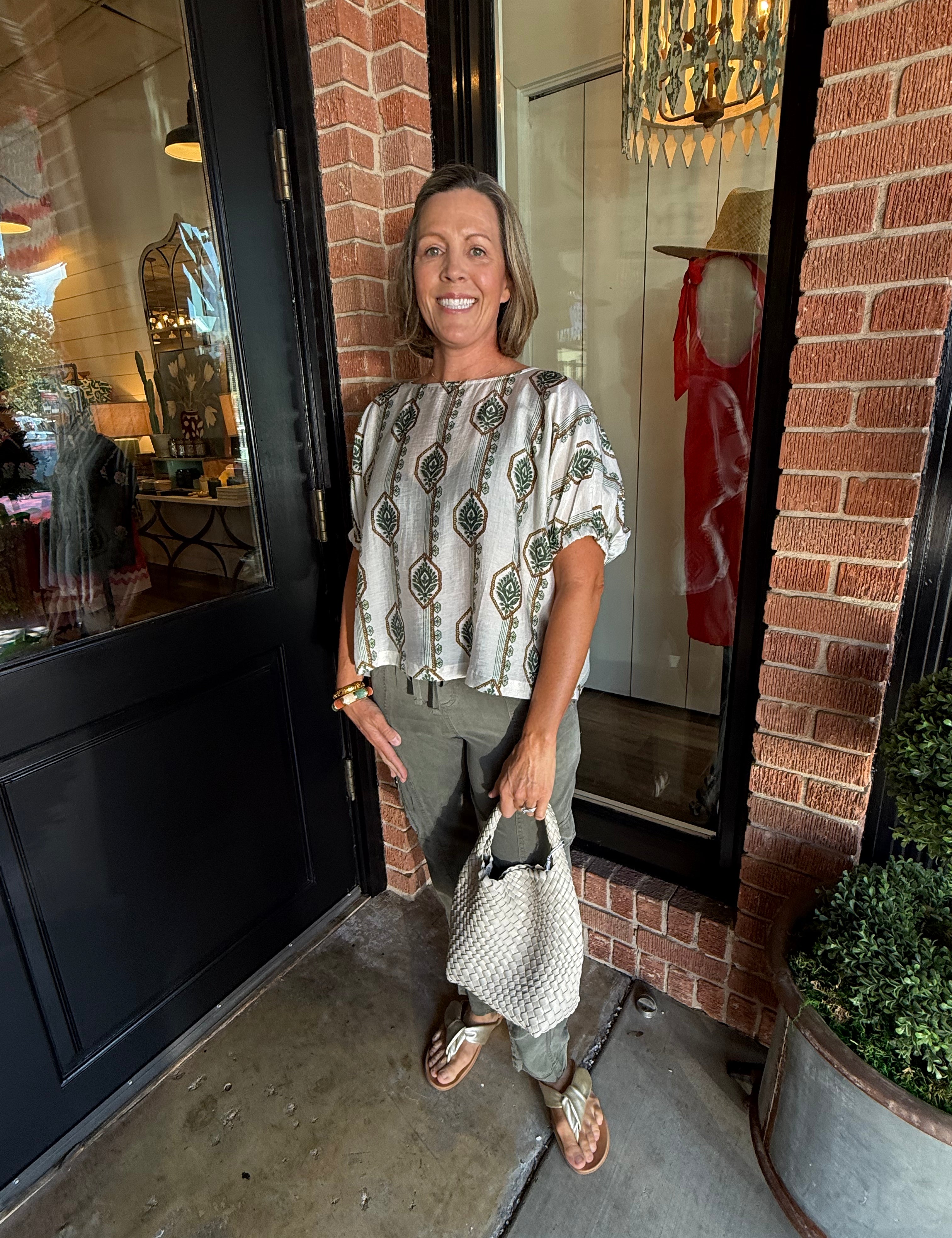 Shawn Flower Print Top