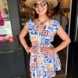 Harper Patterned Dress