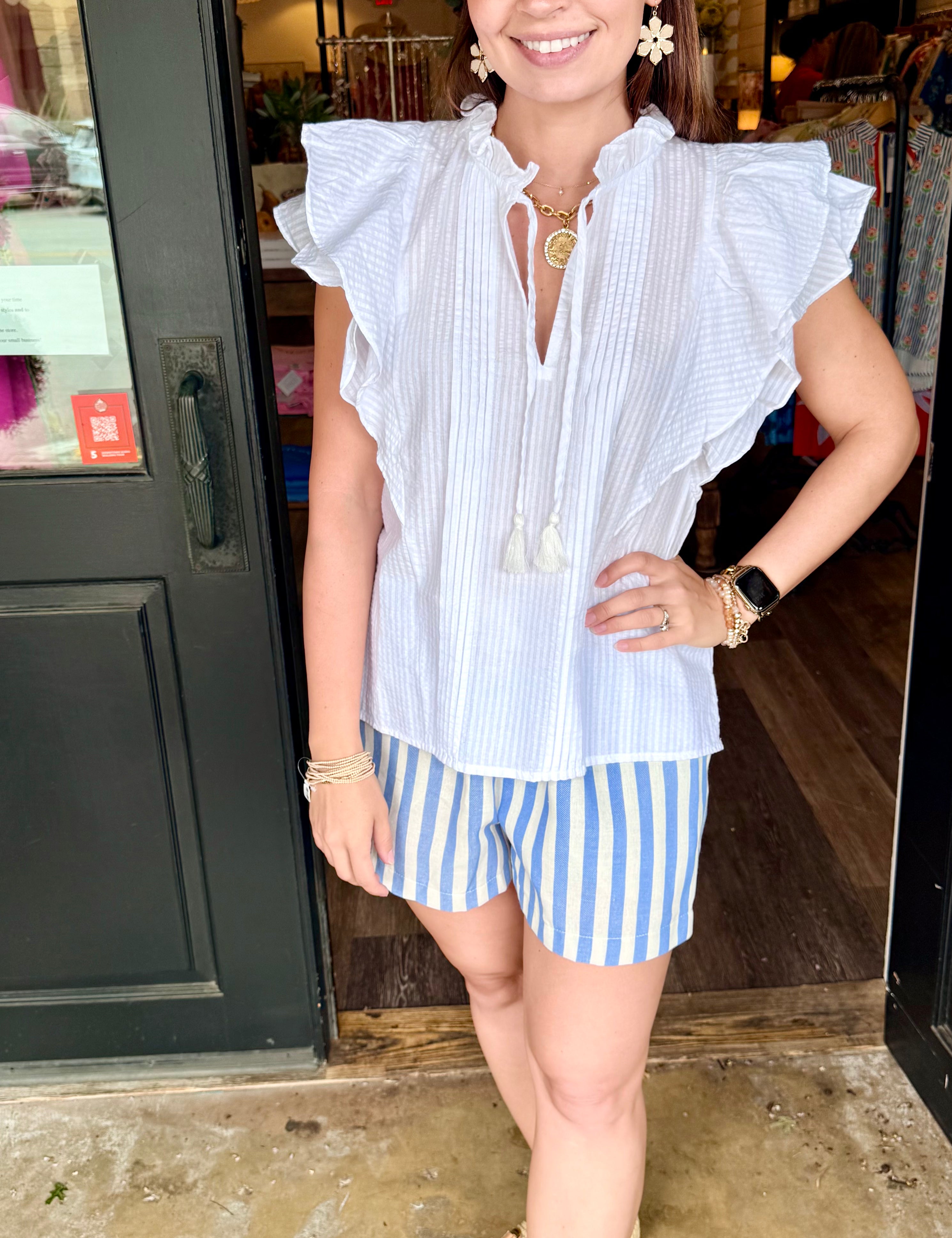 Renae Ruffle Blouse