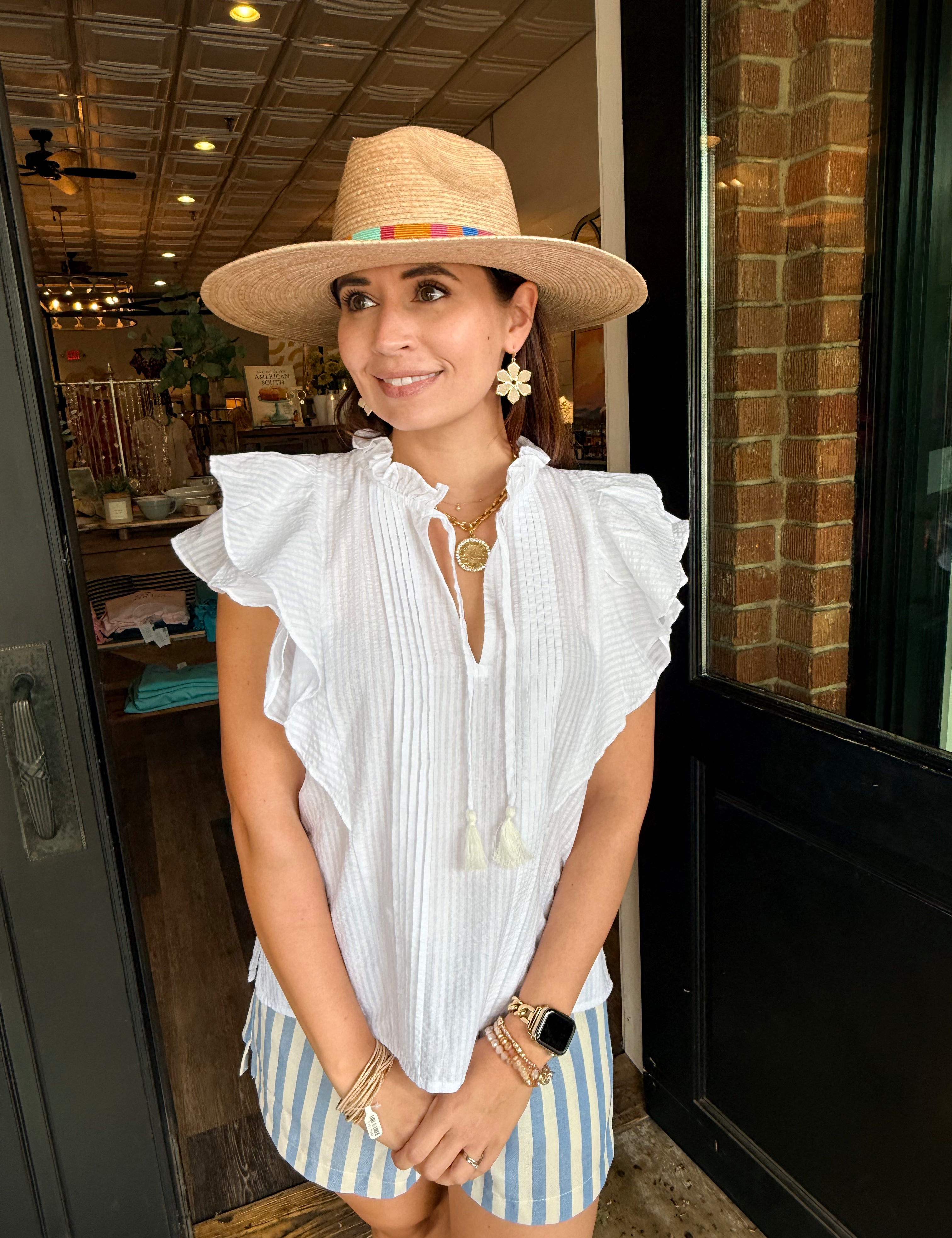 Renae Ruffle Blouse