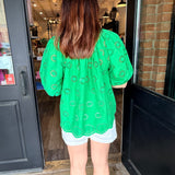 Emma Embroidery Top